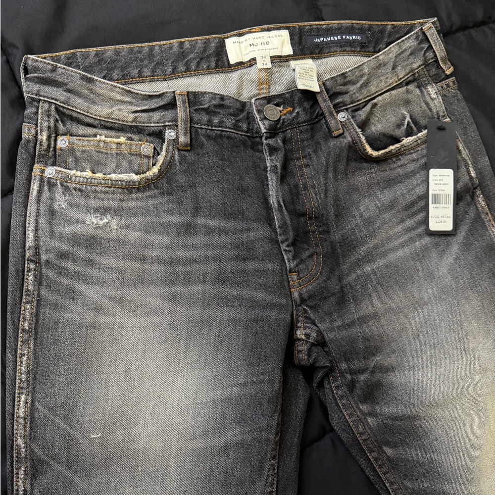 Marc Jacobs Mens Jeans - Faded Gray